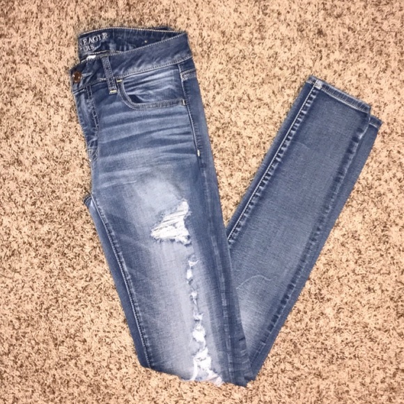 American Eagle Outfitters Denim - 4 Long AE super stretch jeans